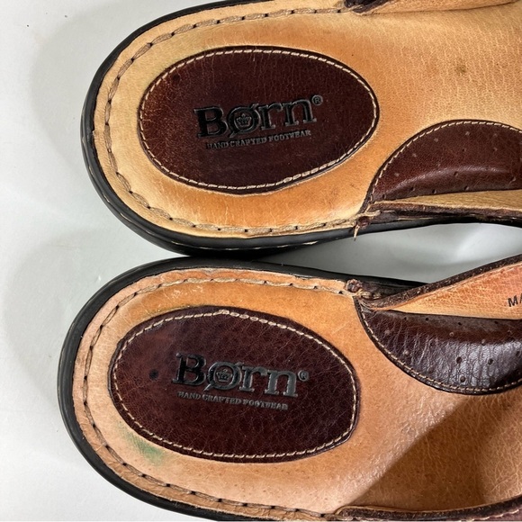 Born leather flip flops size 8 - Picture 3 of 7